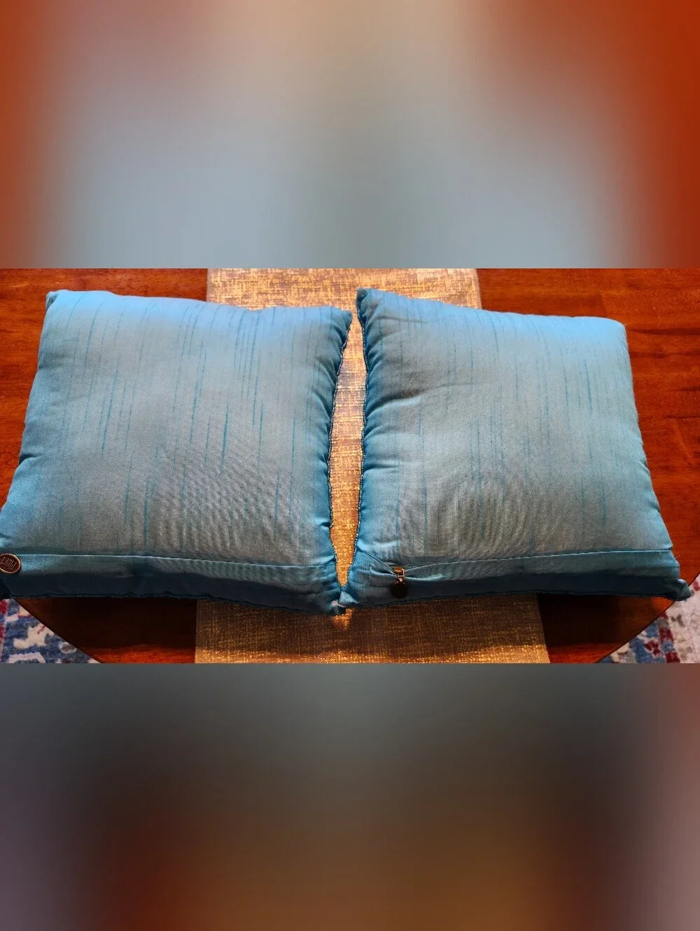 Beaded Blue Cockatoo Pillow Cover - Pair Pier 1